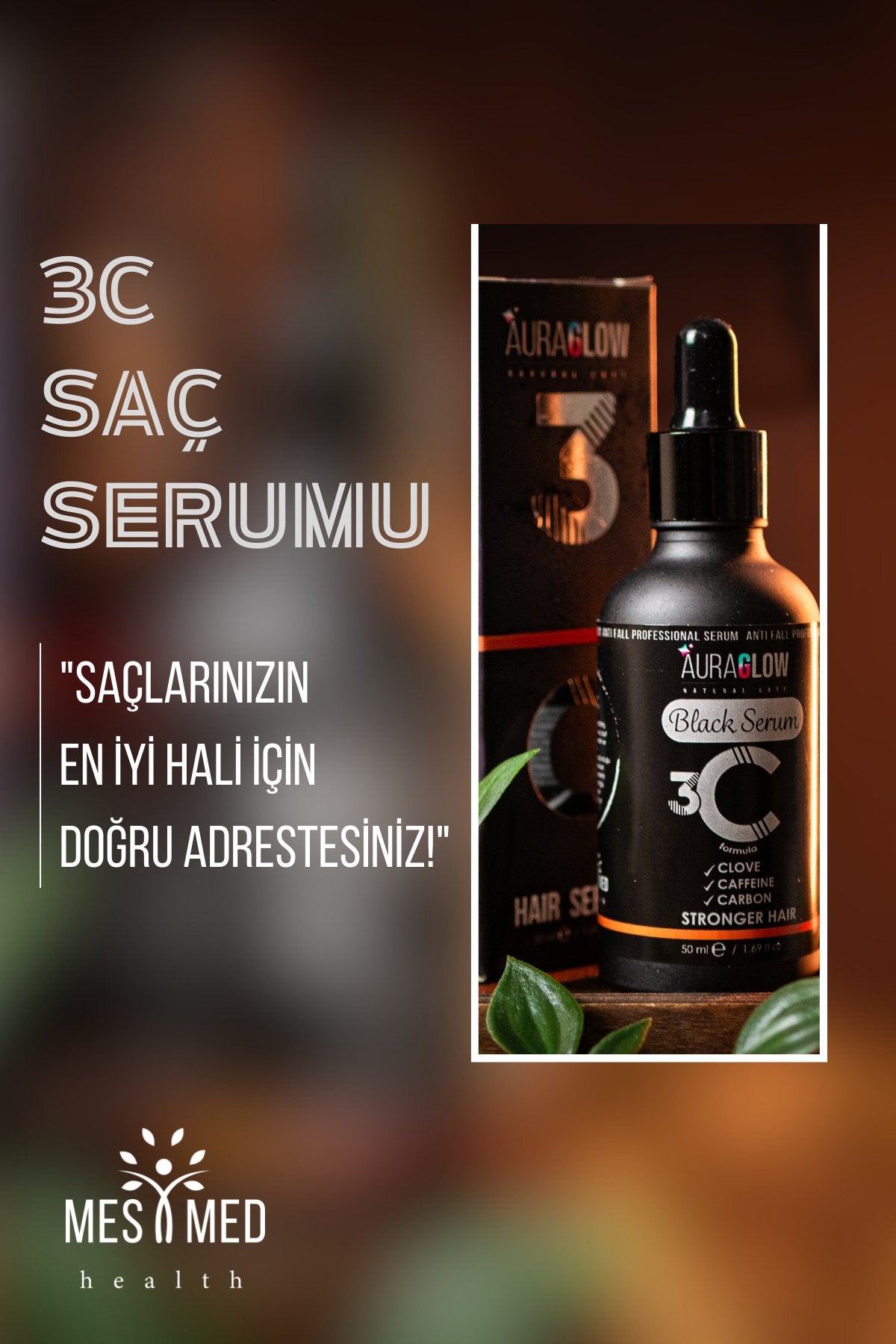 3C SİYAH SAÇ SERUMU