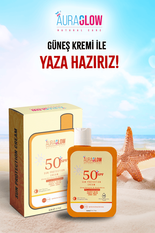 AURA GLOW SPF 50+ Güneş Koruyucu Krem