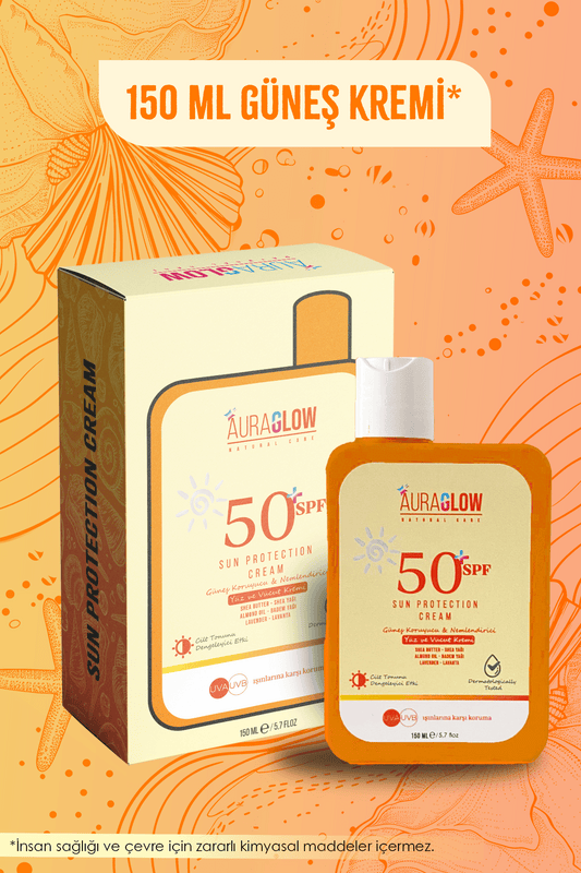 AURA GLOW SPF 50+ Güneş Koruyucu Krem